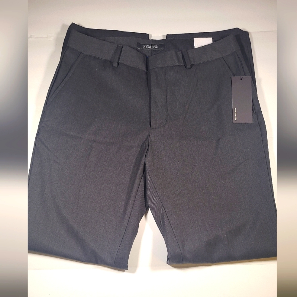 Mens Kenneth Cole Reaction gray dress pants NWT